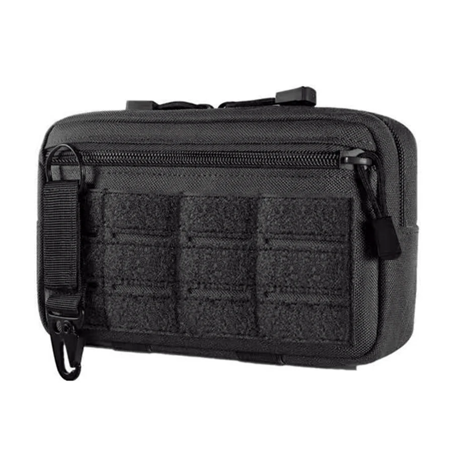 Bolsa táctica MOLLE doble cremallera capa reforzada para herramientas - imagen 4