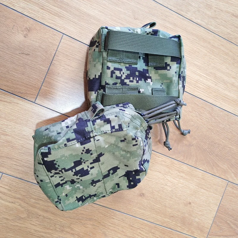 Mess bag MOLLE ripstop camuflaje AOR para equipo táctico militar