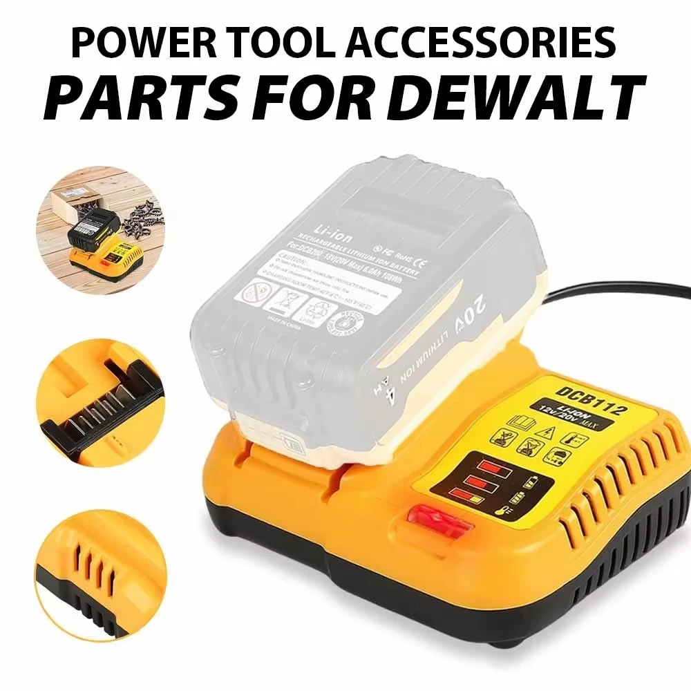 Cargador batería litio Dewalt DCB112 para herramientas inalámbricas - imagen 2