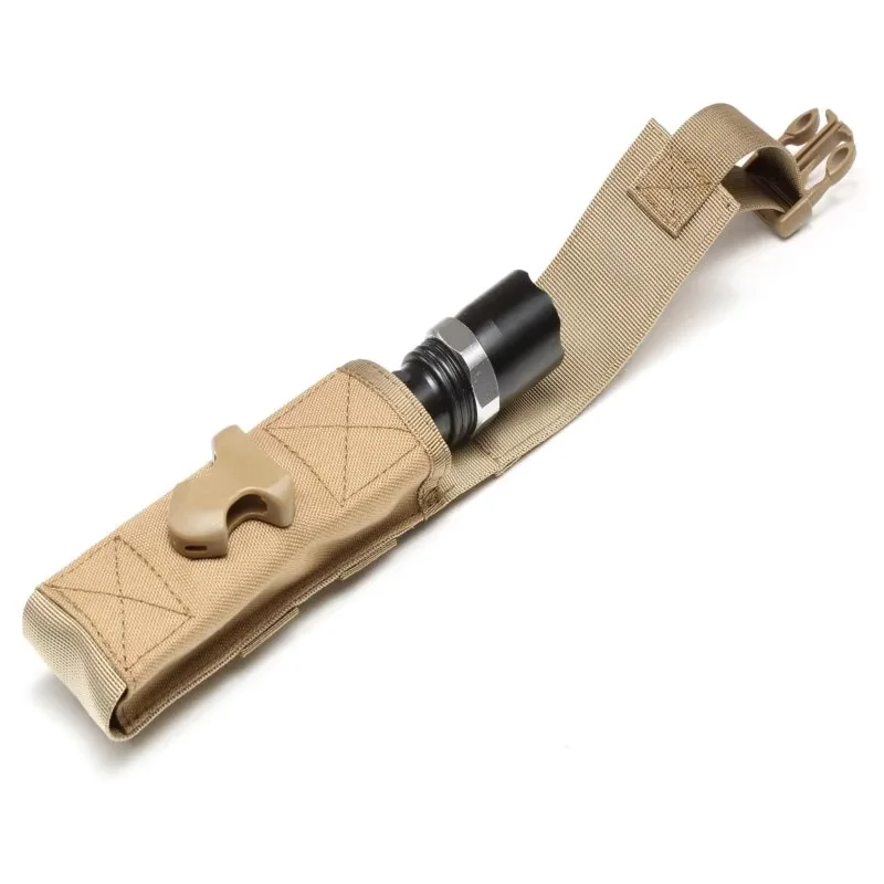 Funda MOLLE para linterna táctica EDC, luz outdoor y herramientas - imagen 5