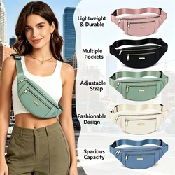 Riñonera táctica mujer impermeable multicapa bandolera moderna