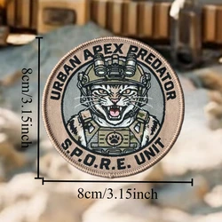 Parche Táctico URBAN APEX PREDATOR para Molle – Bordado Militar