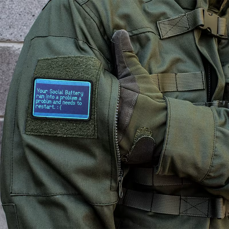 Parche táctico moral con velcro gancho y bucle para equipo - imagen 5