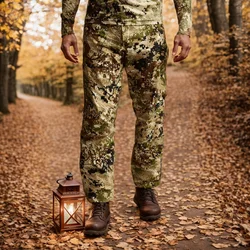 Ainfad pantalones camuflaje impermeables cortaviento caza pesca