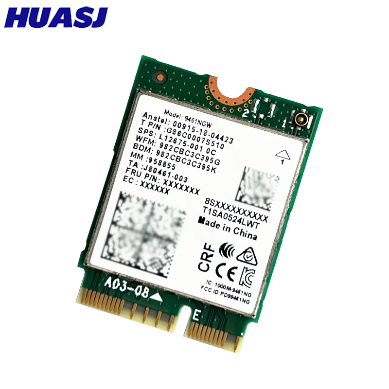 Intel 9461NGW Tarjeta WiFi AC Doble Banda Bluetooth 5.0 sistema MOLLE - imagen 3