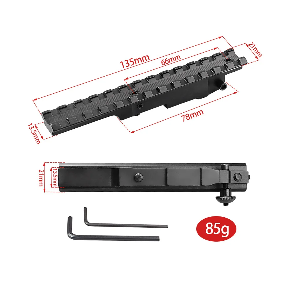 Montura Táctica Riel Picatinny para Mira Telescópica Rifle K98