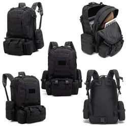 Mochila táctica impermeable para senderismo hombre, gran capacidad