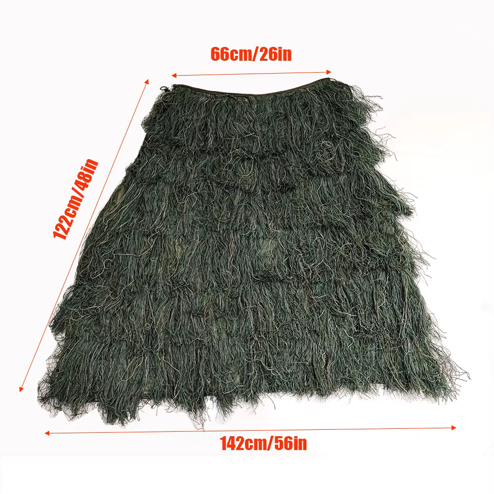 Poncho Ghillie Woodland ligero ocultación francotirador Airsoft - imagen 3