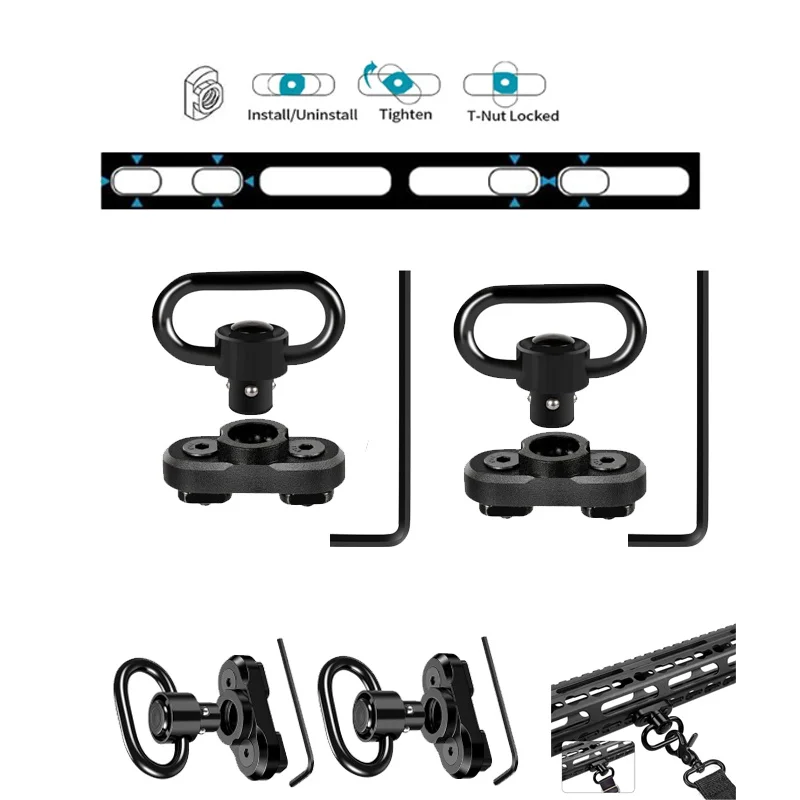 Soporte giratorio y sistema QD