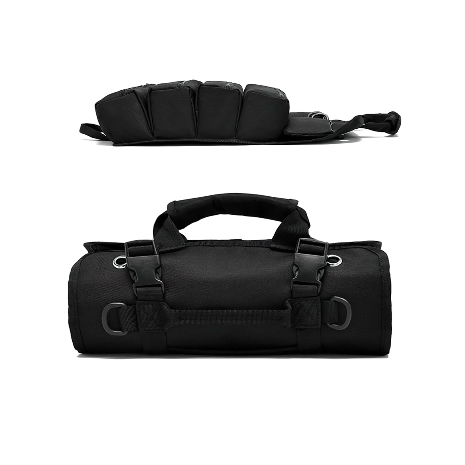 Bolsa organizadora de herramientas enrollable de lona con cremallera - imagen 4