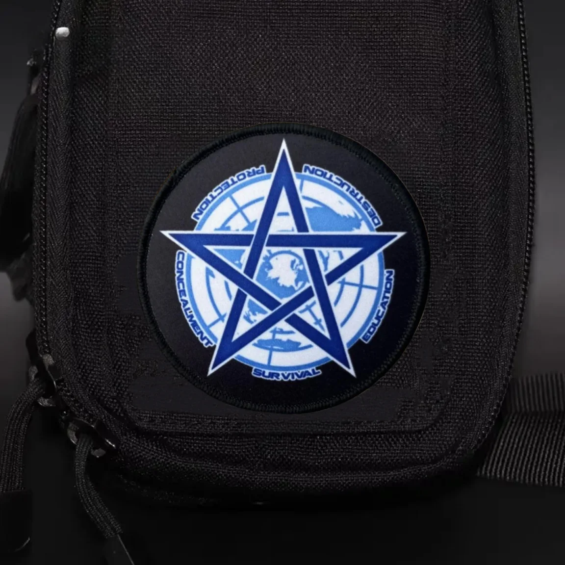 Parche táctico moral SCP velcro gancho y bucle estampado uniforme - imagen 2