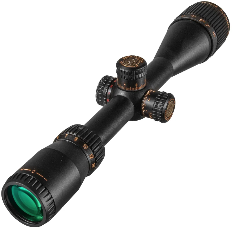 NSIRIUS 4-14X44 AOE alcance óptico iluminado rojo verde Mil Dot caza - imagen 2
