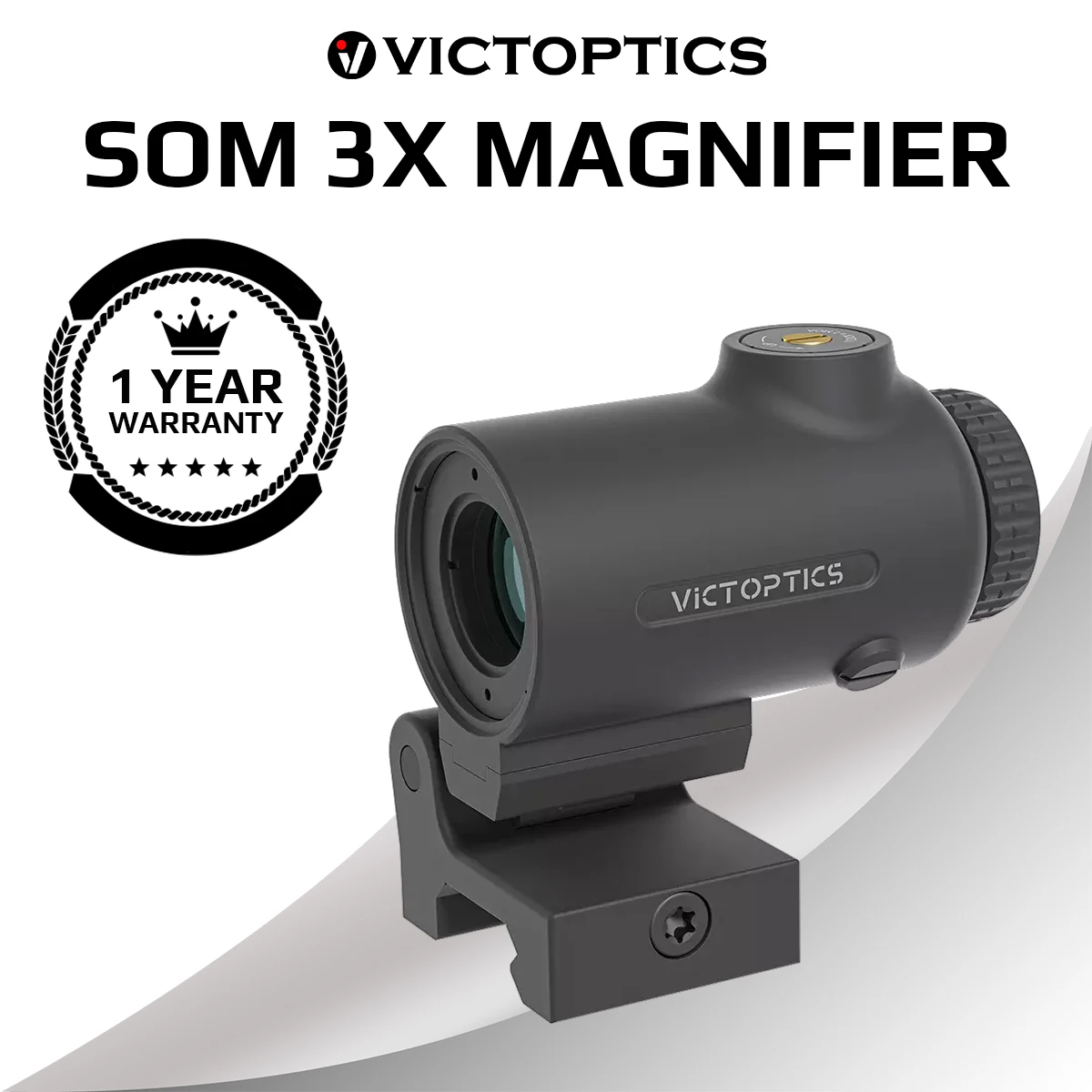 Montura para magnificador punto rojo Victoptics lateral abatible - imagen 5