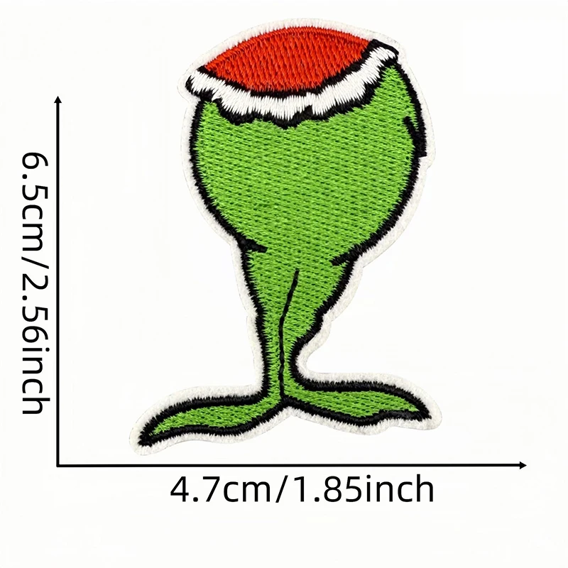 Parches bordados navideños termoadhesivos – Infantil para ropa - imagen 2