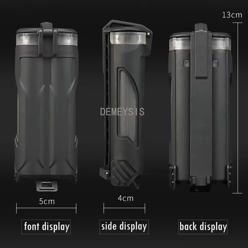 Caja de baterías táctica impermeable para CR123/18650 AA/AAA - imagen 4