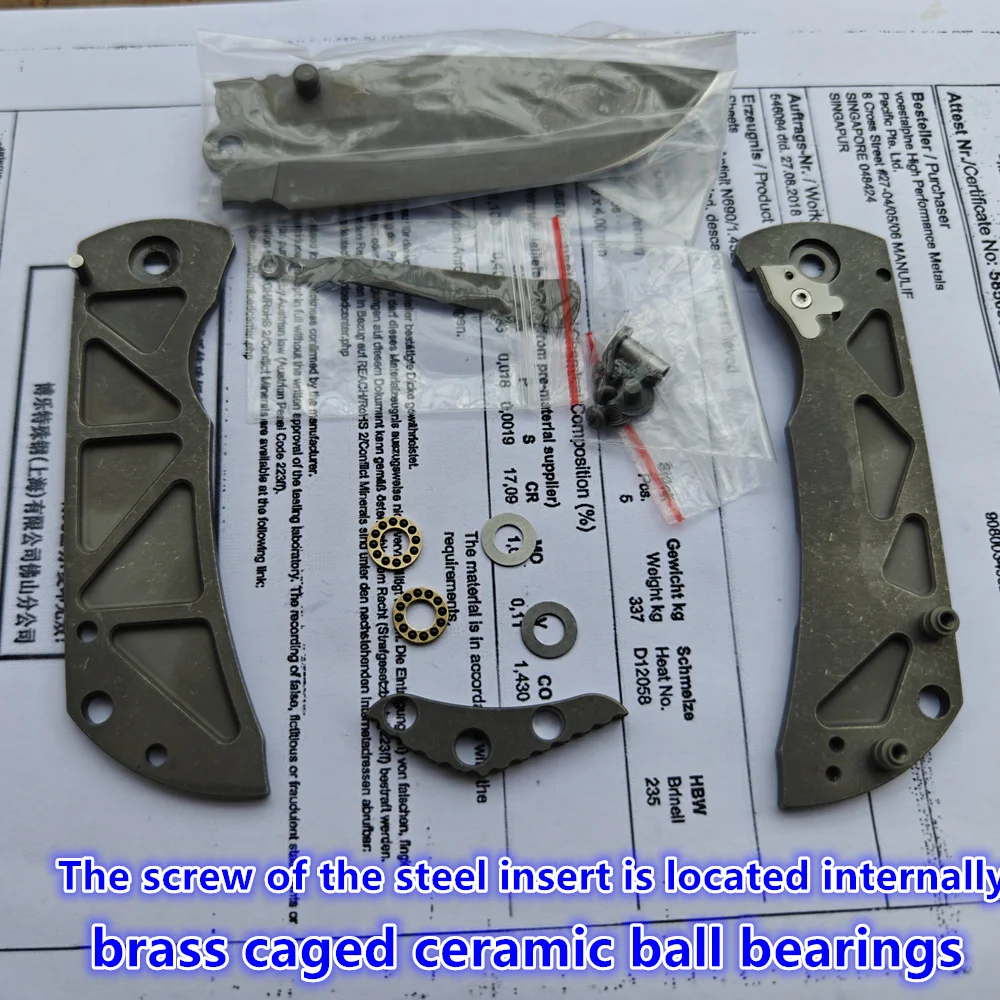 JUFULE Mac2 Navaja plegable EDC táctica con hoja N690 MagnaCut - imagen 2