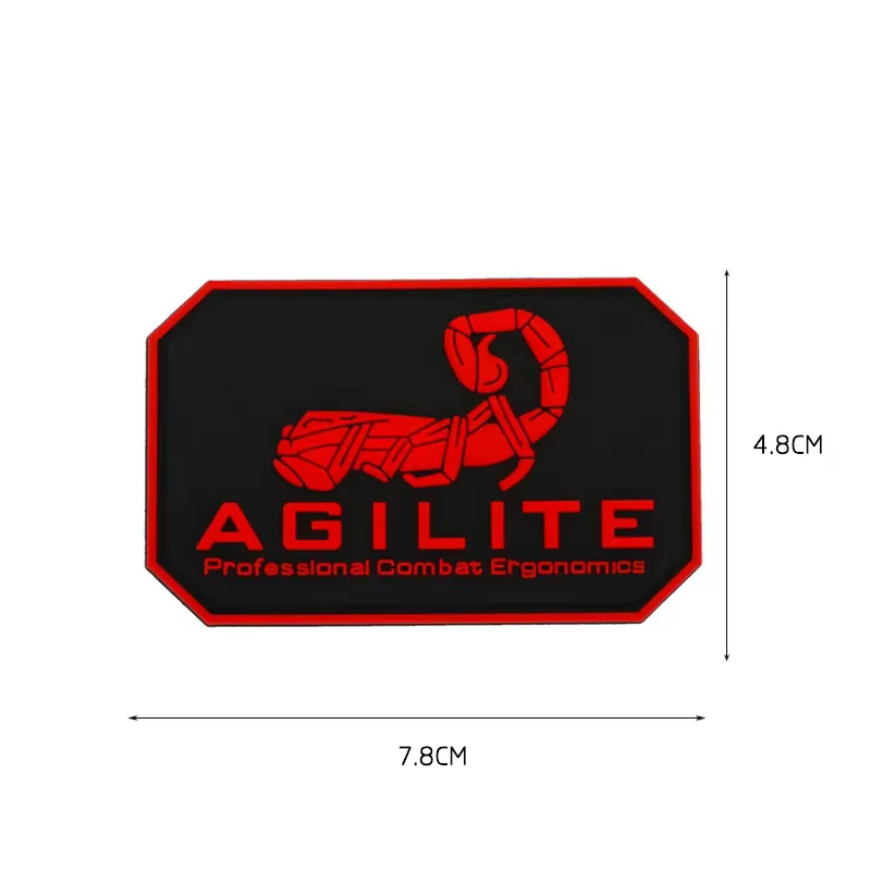 AGILITE Parche táctico escorpión PVC reflectante para mochila - imagen 2
