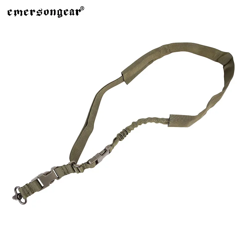 Correa táctica bungee en negro con hebilla de plástico duro