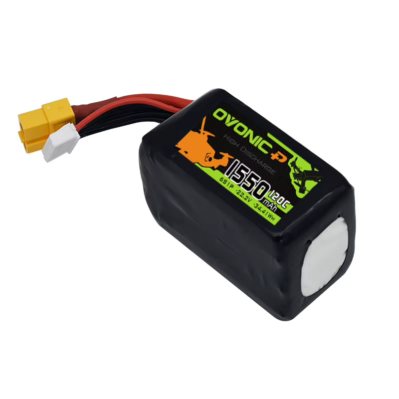 Batería LiPo 6S 22,2V 1550mAh para dron FPV de carreras - capacidad - imagen 5