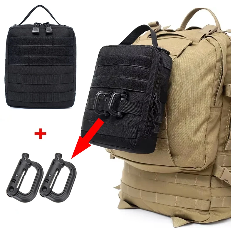 Bolsa táctica MOLLE para botiquín médico EDC con organizador - imagen 3