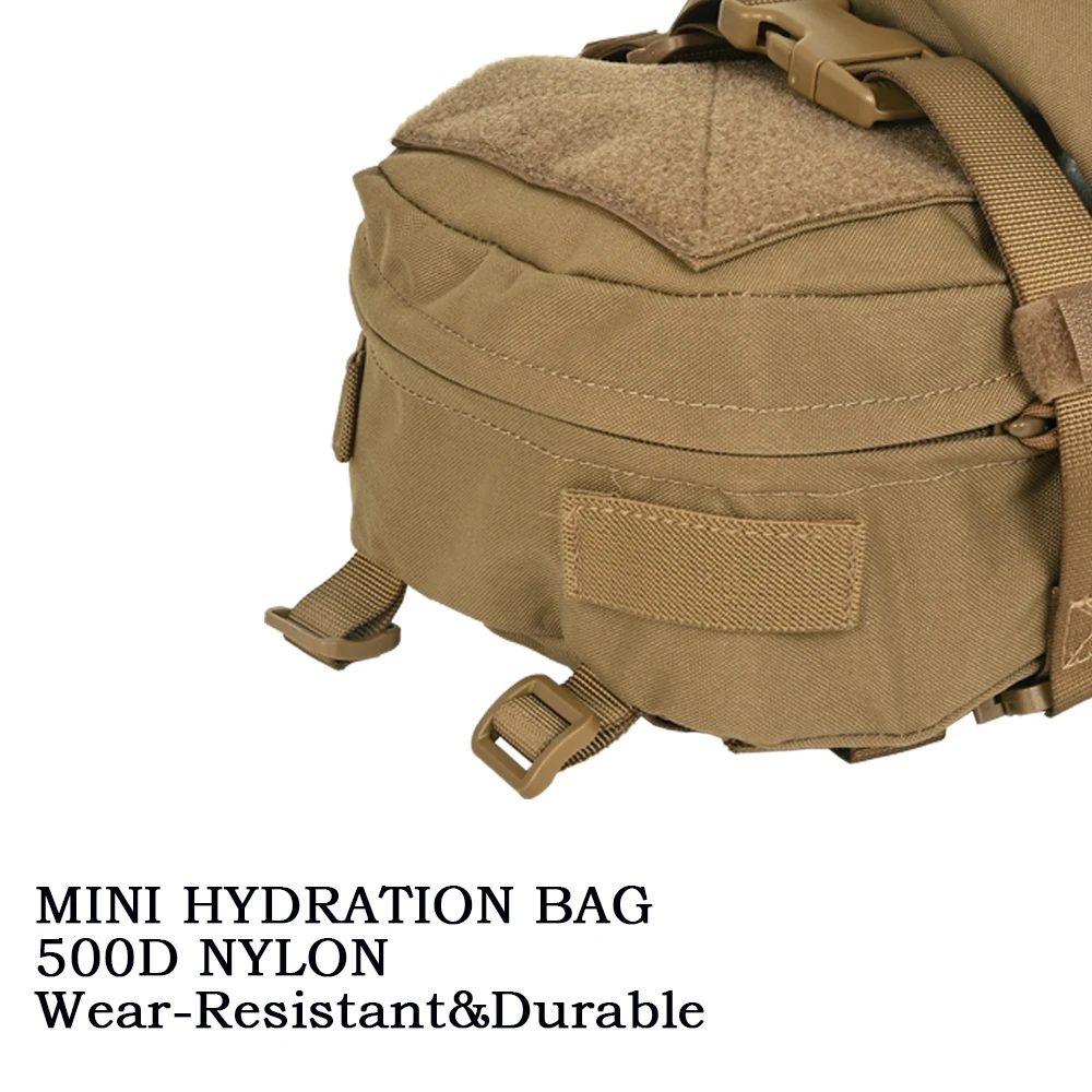 Mini Bolsa de Hidratación con Mochila Táctica - imagen 3