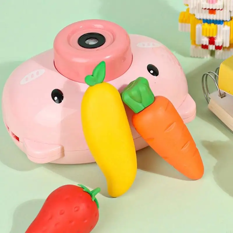 Set gomas de borrar frutal y verduras, colores para dibujo - imagen 2