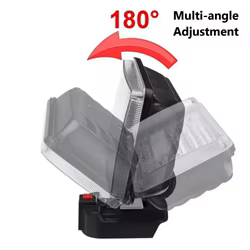 Lámpara de trabajo LED portátil compatible con batería Makita 18V