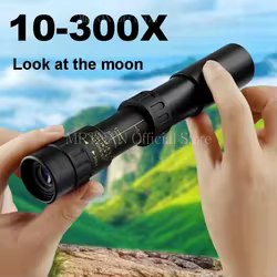 Monocular de largo alcance para caza y acampada con prismas