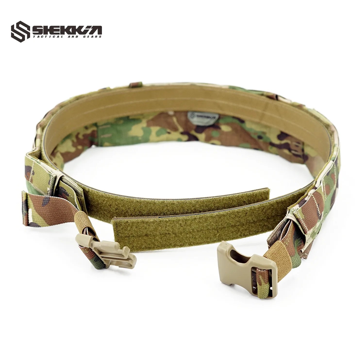 Shekkingears Cinturón táctico MOLLE modular liberación rápida Airsoft - imagen 2