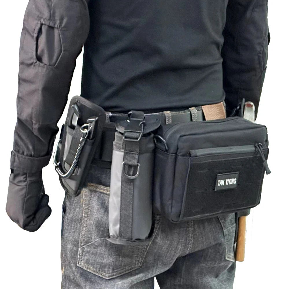 Riñonera táctica MOLLE impermeable – Bolsillo cintura ajustable - imagen 5