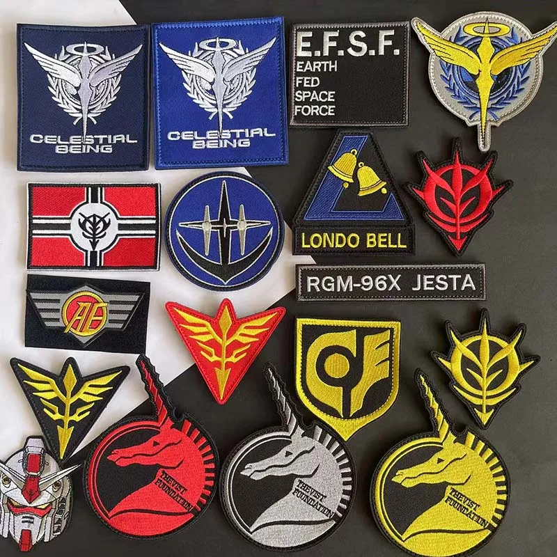 Parche táctico bordado gancho y bucle insignia anime para ropa - imagen 5