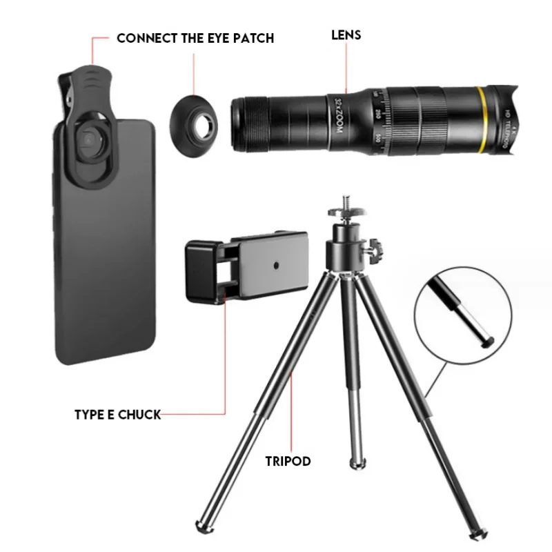 Monocular táctico con trípode alta definición para turismo y exterior - imagen 4