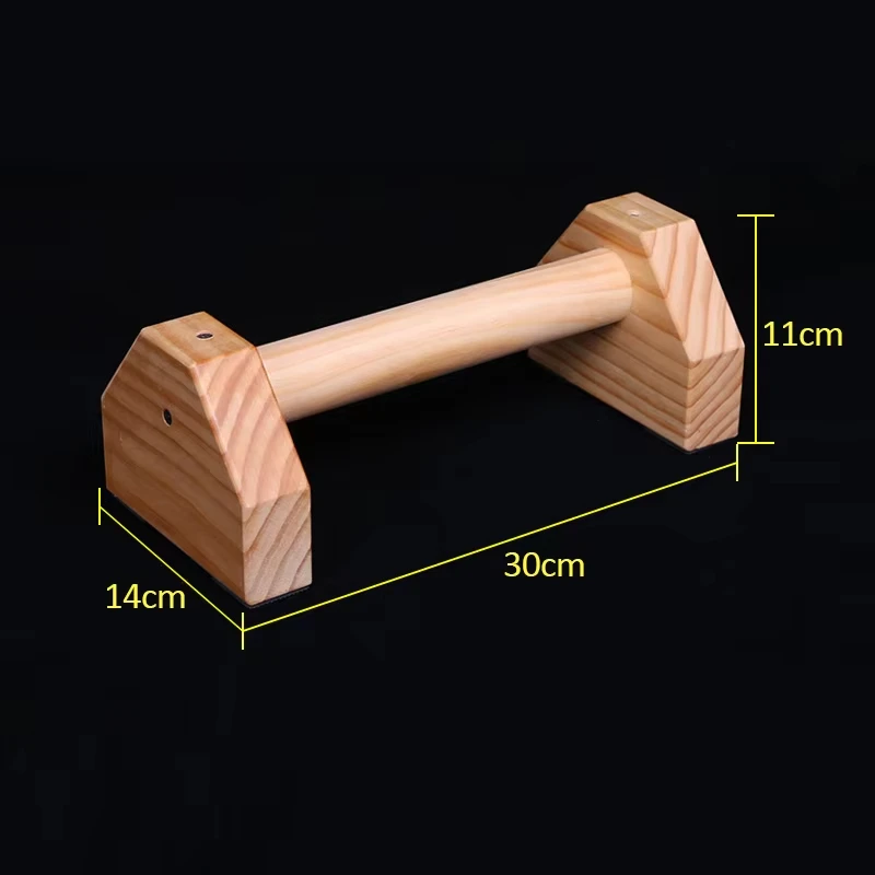 Barra madera calistenia push-up – soporte flexiones plegable - imagen 4
