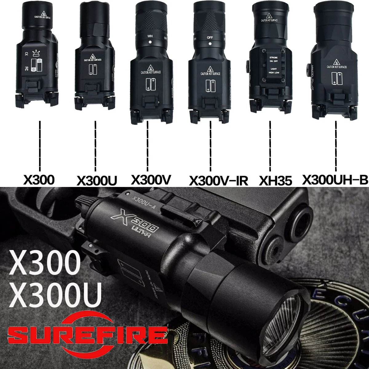 SureFire X300 Ultra Linterna Táctica Picatinny Modo Momentáneo - imagen 5