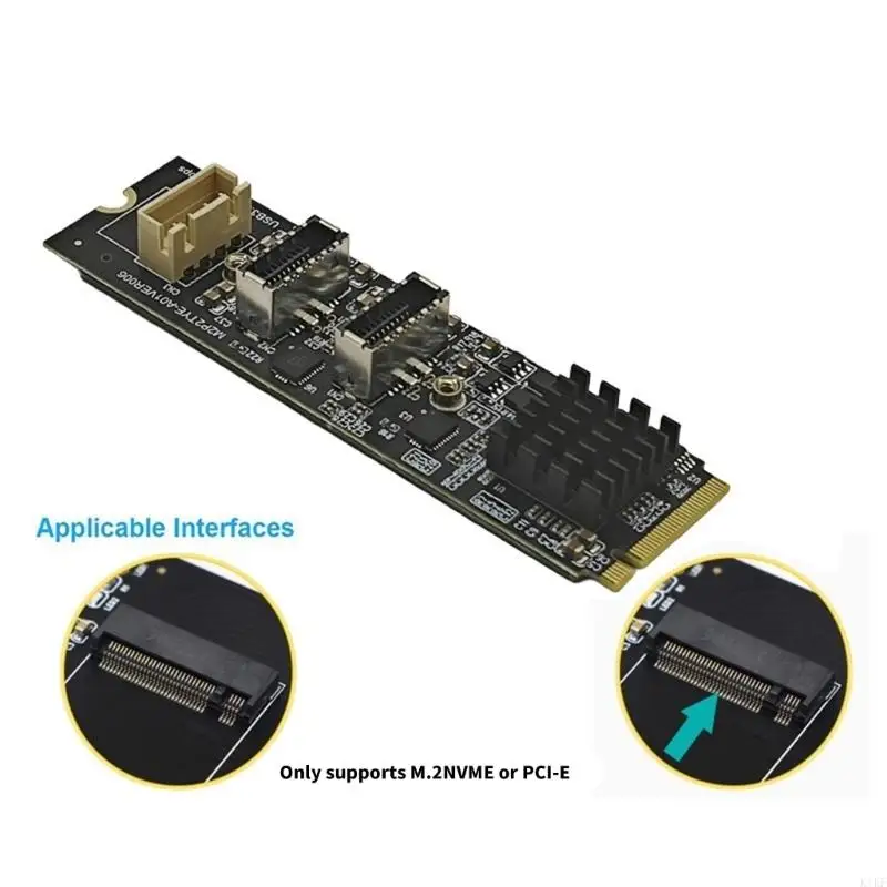 Módulo expansión tipo E M.2 PCIe a USB de alta velocidad - imagen 3