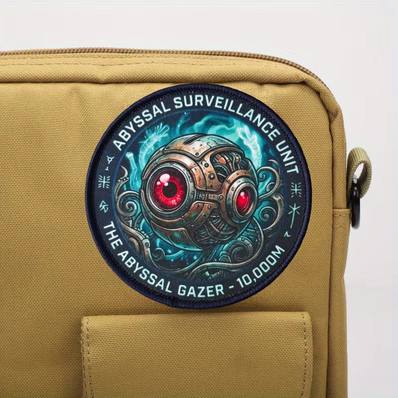 Parche táctico pulpo Abyssal Surveillance moral con cierre velcro