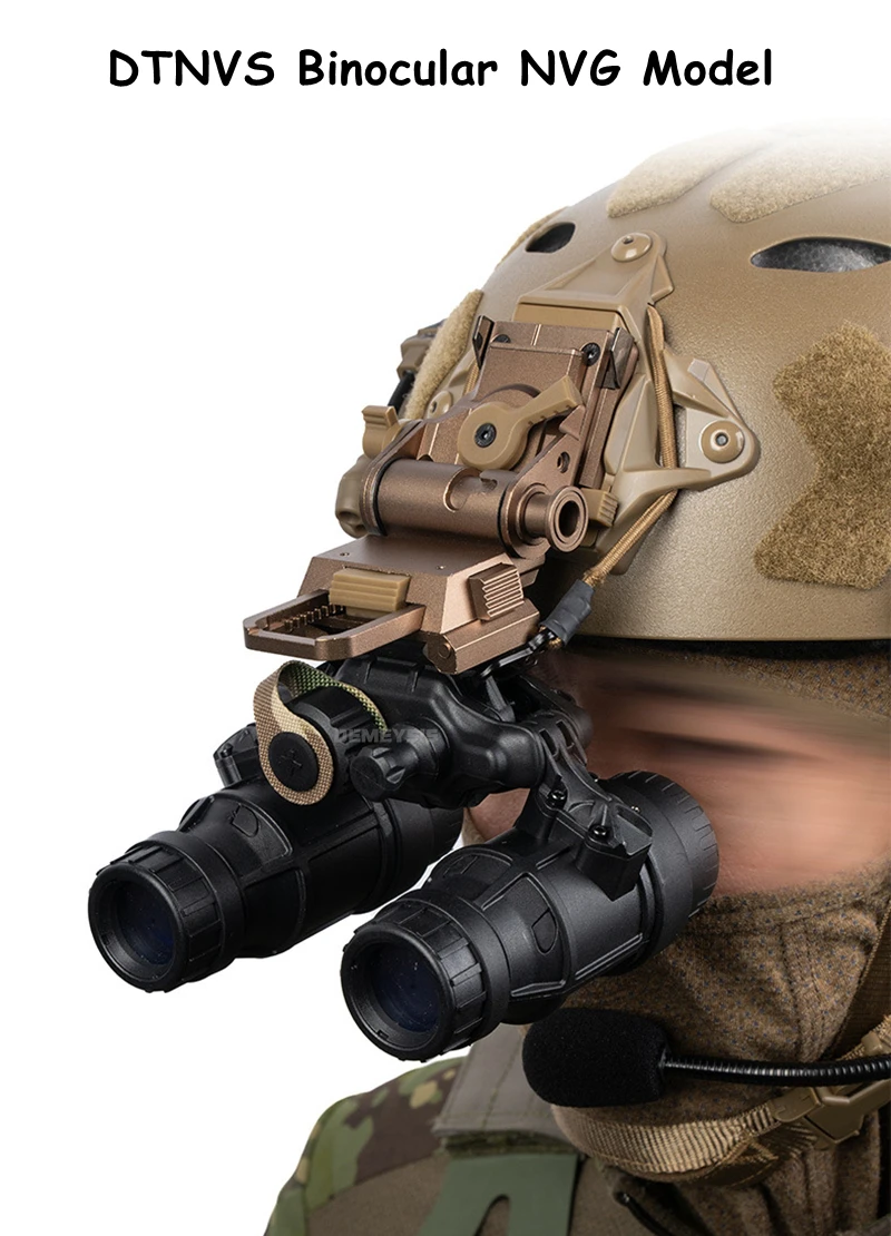Binoculares tácticos DTNVS NVG modelo simulación