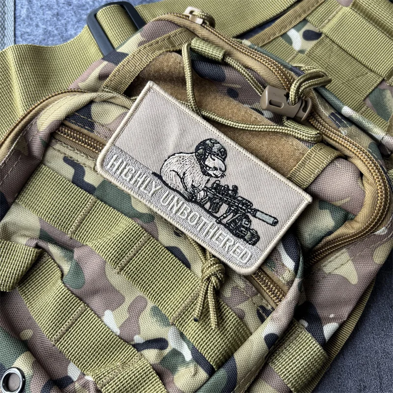 Moral Beaver Parche táctico militar alta resistencia con gancho y bucle