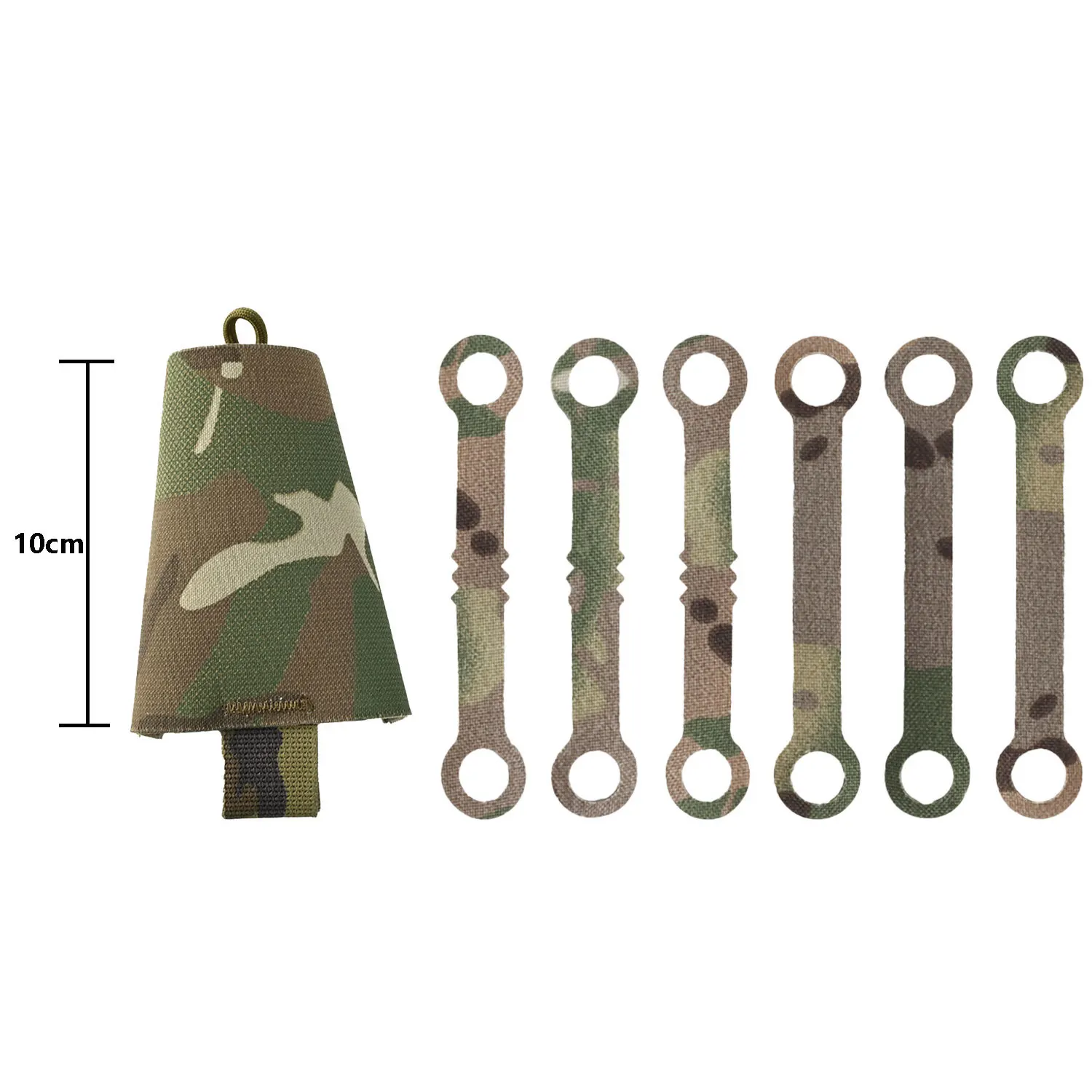 Soporte chemlight táctico con mosquetón – Bolsa MOLLE - imagen 2