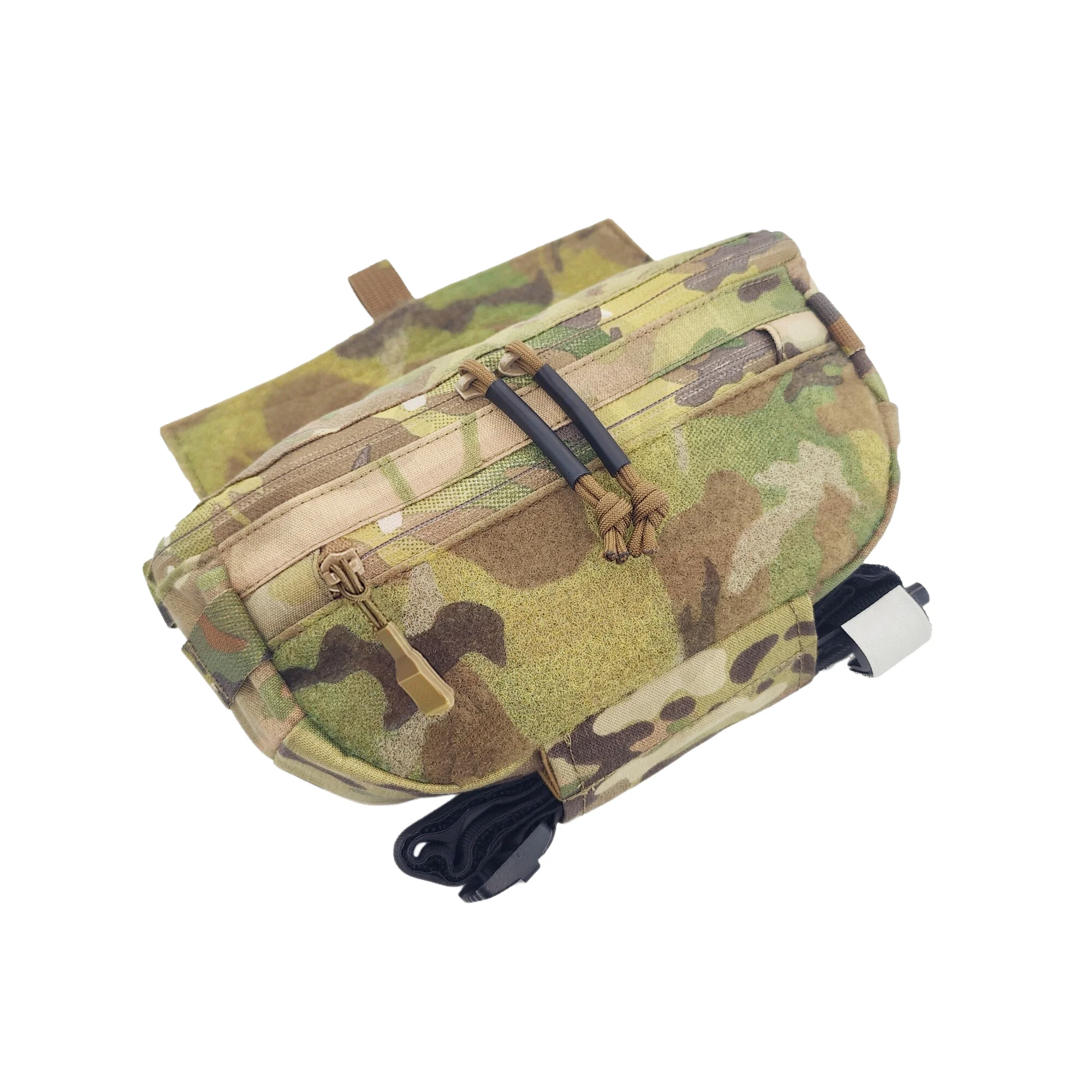 Bolsa táctica airsoft compacta abdomen liberación rápida portaplacas - imagen 4
