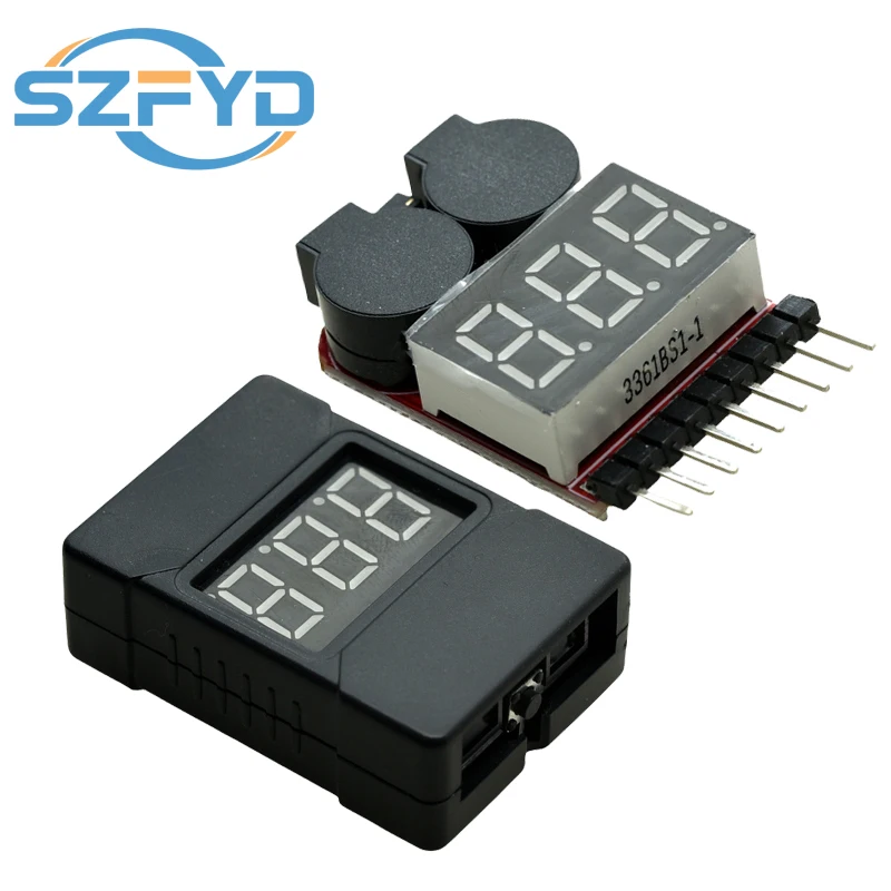 Probador voltaje LiPo digital 1-8S con alarma para RC - imagen 5