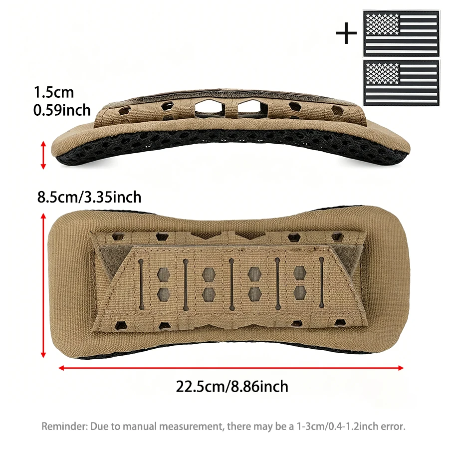 Cojín para correa de hombro táctico antideslizante resistente - imagen 2