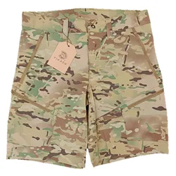 Tom pantalones cortos tácticos elásticos camuflaje cáscara naranja
