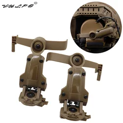 VULPO Soporte auriculares casco táctico M-LOK compatible Comtac III