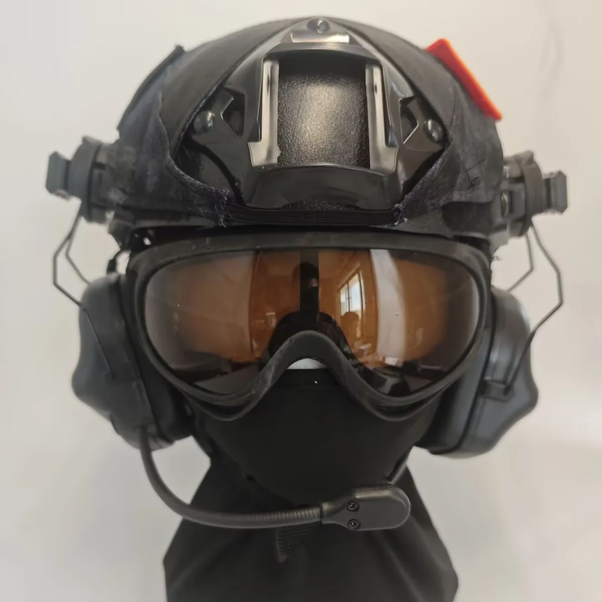Casco táctico infantil NVG con auriculares, gafas y visor - imagen 5
