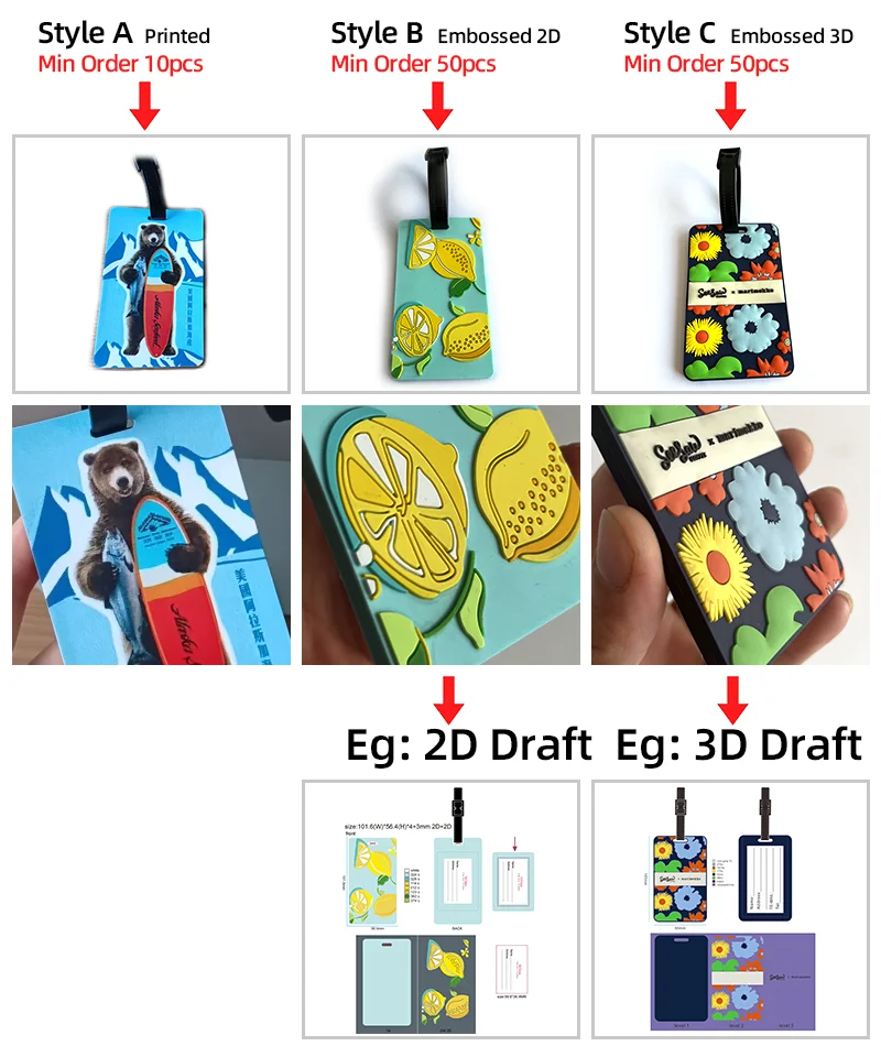 Etiqueta de equipaje logotipo personalizado y tarjetas de embarque - imagen 5