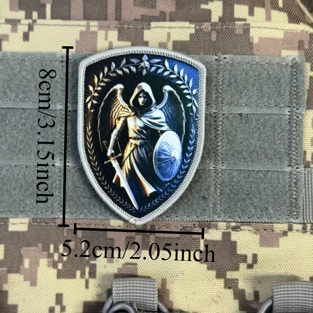 Parche táctico militar para mochila de gancho y bucle Muerte y Victoria – Impreso