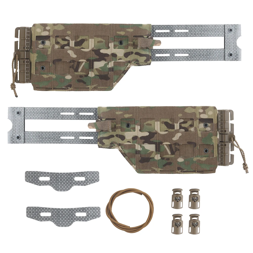 Chaleco táctico MOLLE modular con liberación rápida y cummerbund