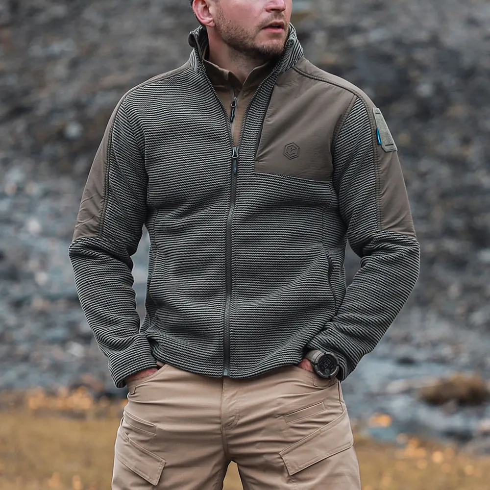 Vista lateral con cremallera