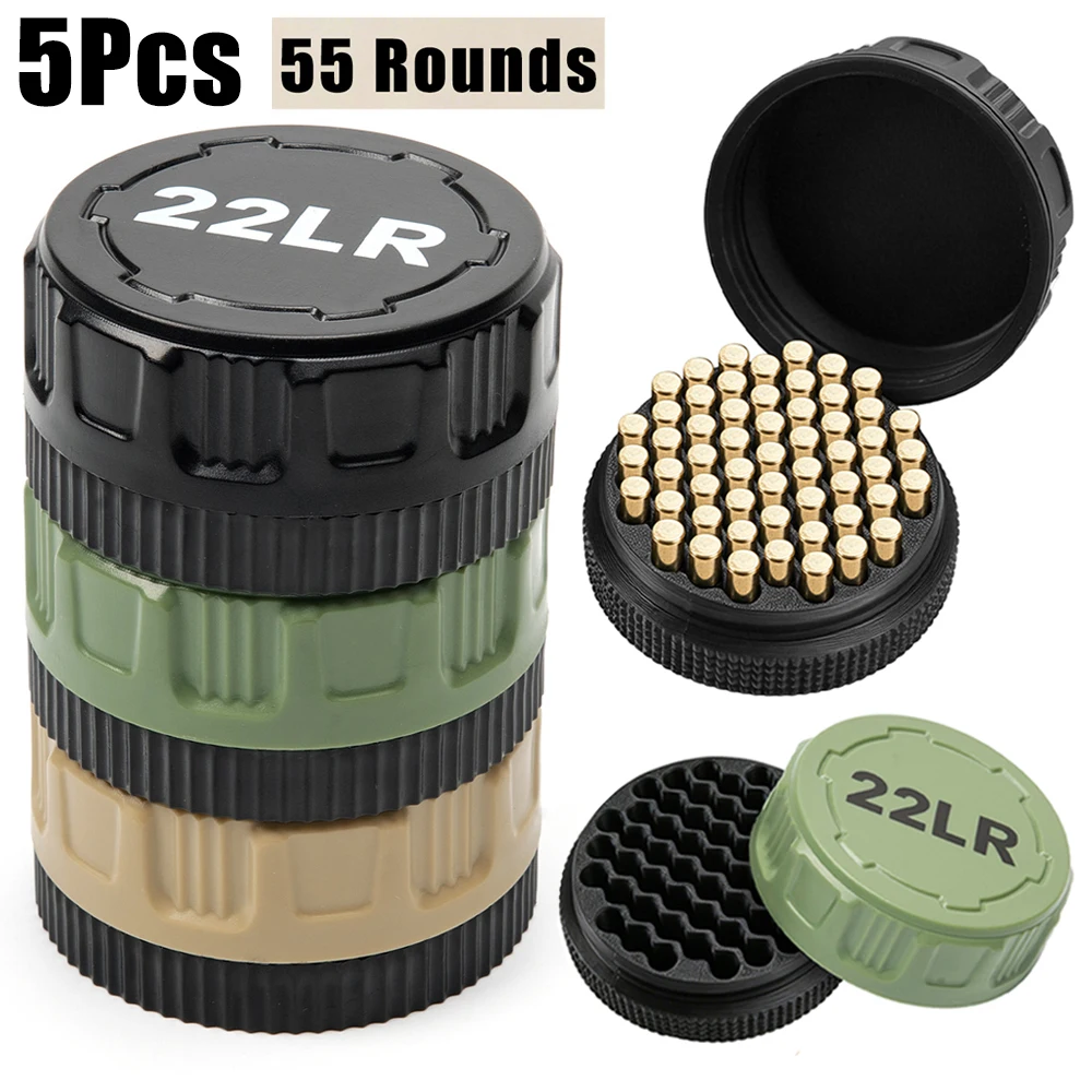 Caja de munición apilable para .22LR